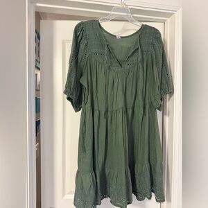Old Navy Olive Green  Dress
